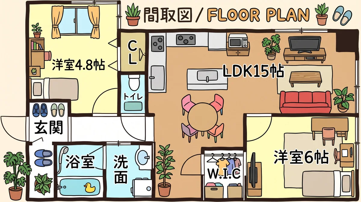 リフォーム後の間取り