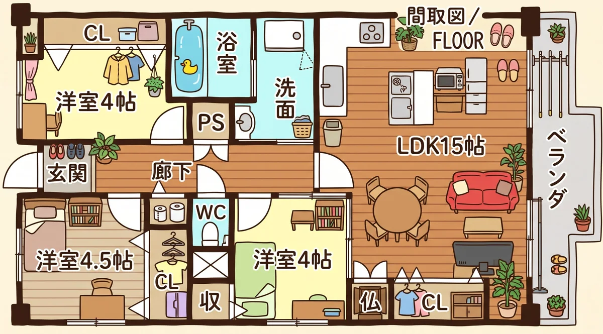 リフォーム後の間取り