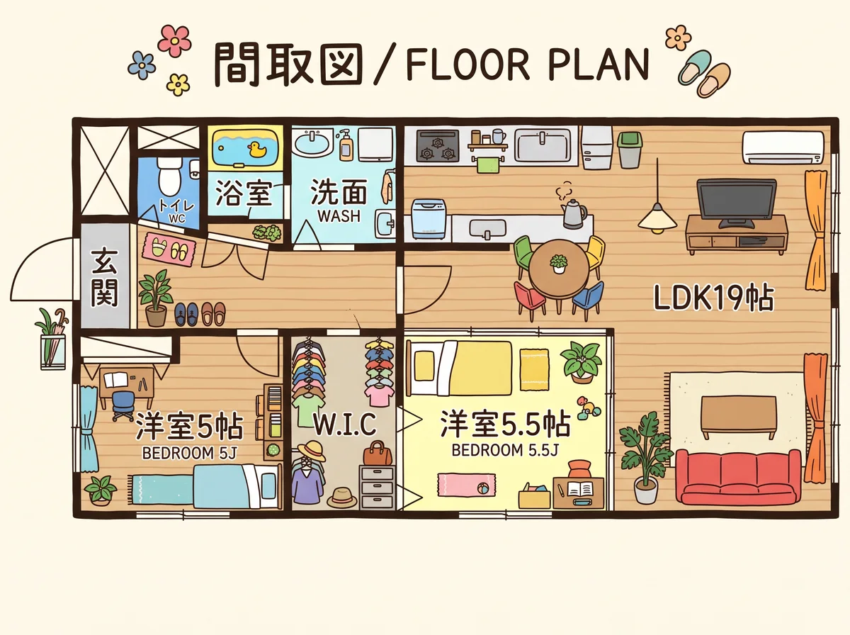 リフォーム後の間取り