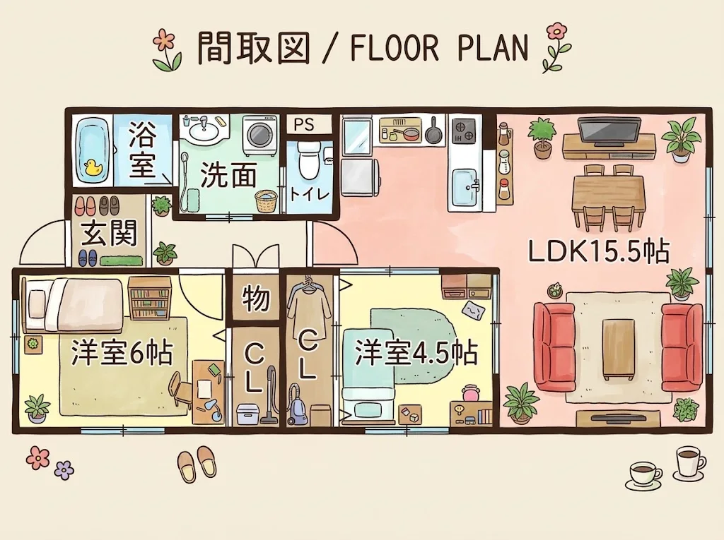 リフォーム後の間取り